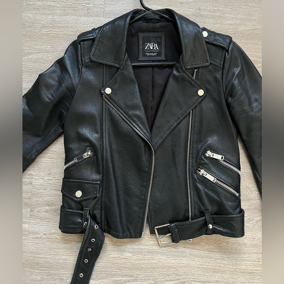 Genuine Leather Zara Biker Jacket - Picture 6 of 16